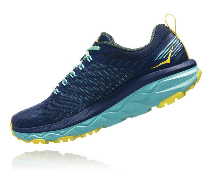 Trail Shoes Womens - Hoka One One Challenger ATR 5 - Blue - BHTNJQP-35